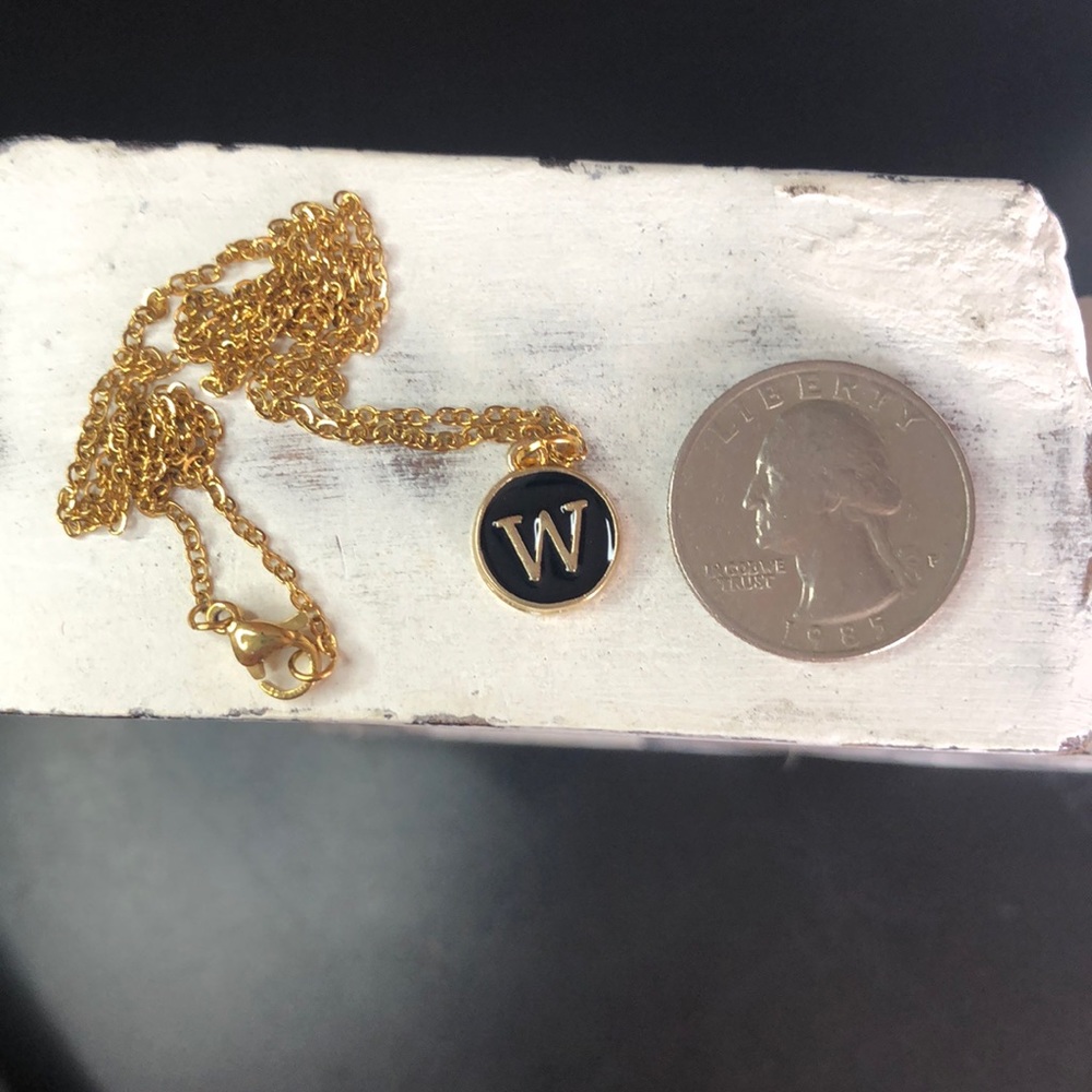 Letter W 19” Necklace